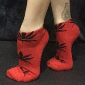 SOLD Plant Life Ankle Sock